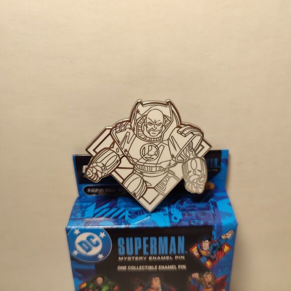 Superman Lex Luthor Colorless Y700 Enamel Pin Uncommon FigPin Mini Badge - Picture 1 of 2